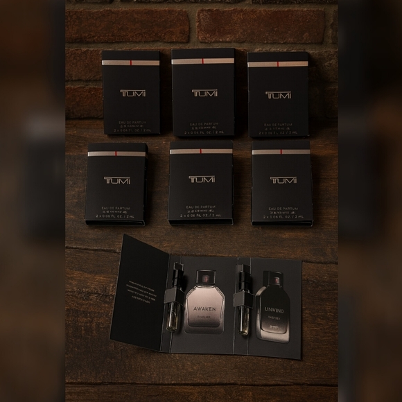TUMI EDP Double Sample Set Of Awaken and  Unwind Bundle (7) - Picture 1 of 6